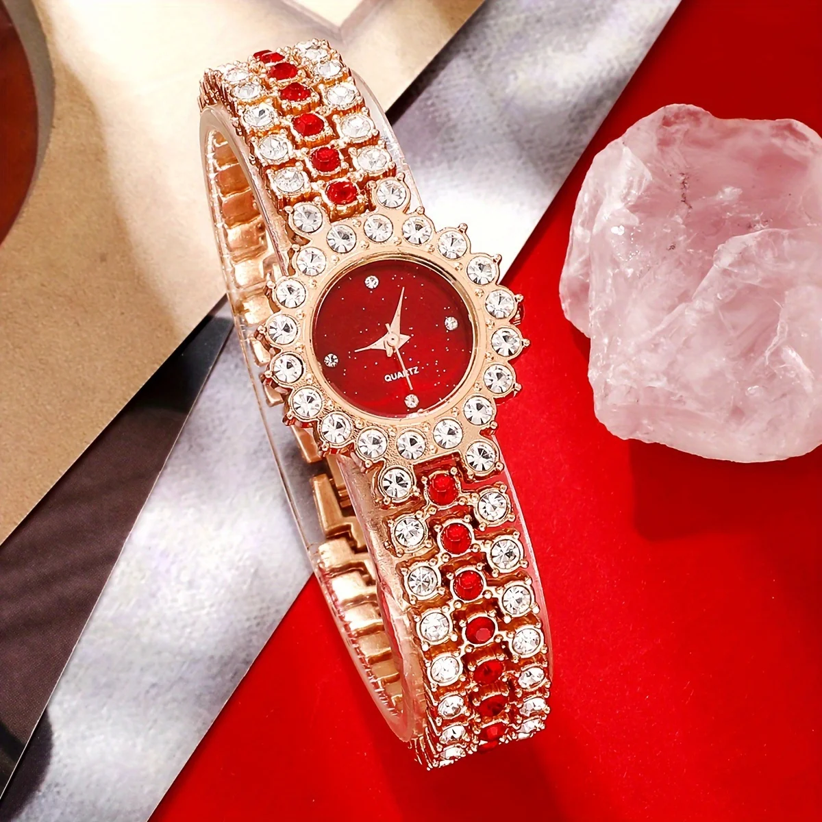 Luxury Watch Gift For Her - 2 pièces/ensemble montre pour femme luxe