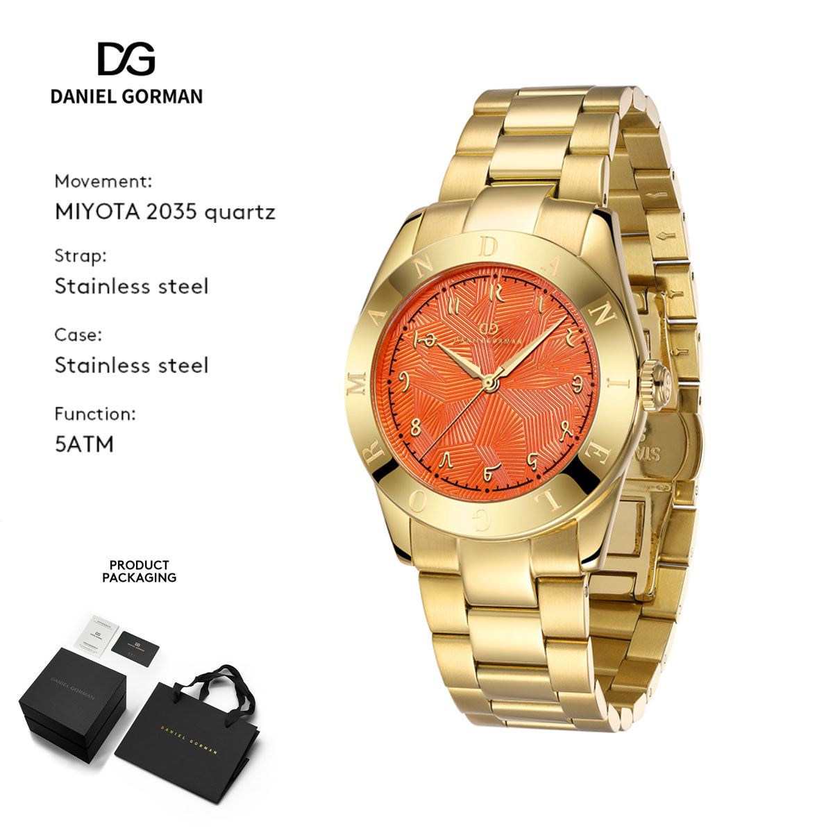 Luxury Watch Gift For Her - Montre à quartz pour femme Daniel