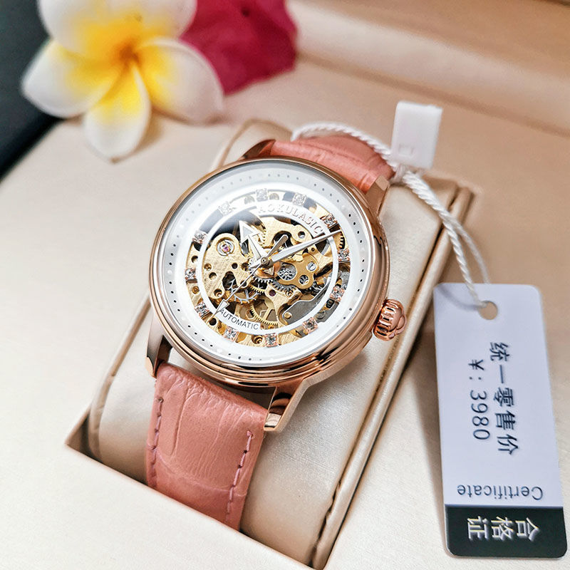 Luxury Watch Gift For Her - Montre mécanique haut de gamme, luxueuse,