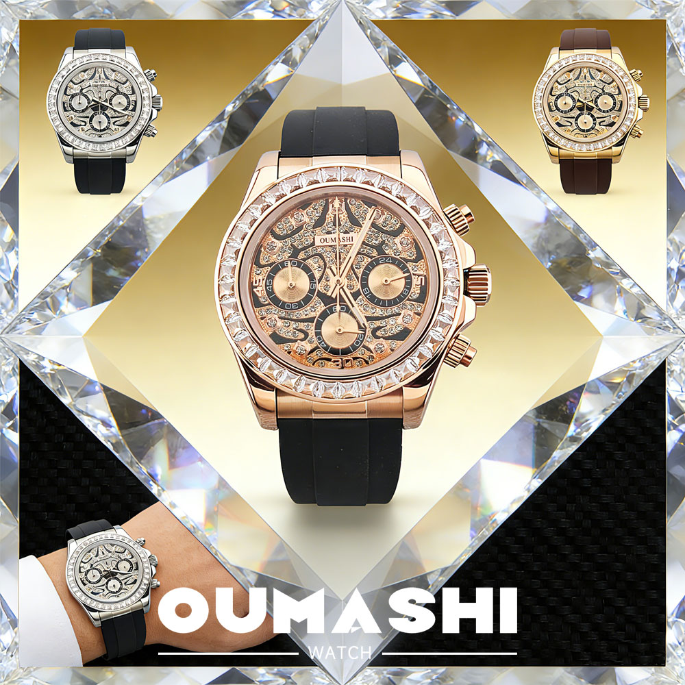 Luxury Watch Dial - Montre pour hommes 39mm VK63 mouvement