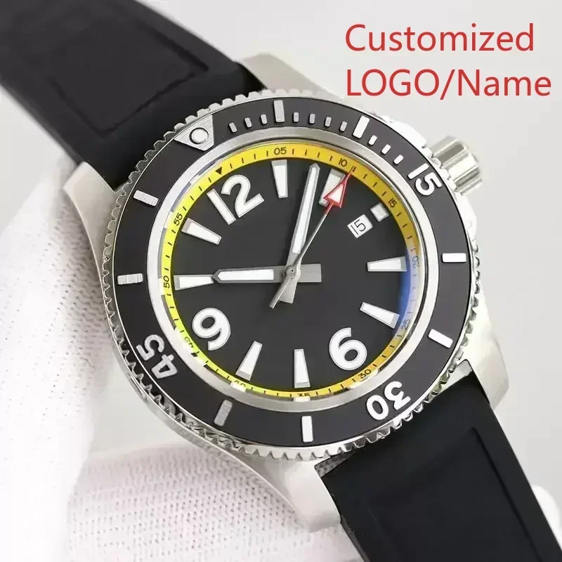 Luxury Watch With Rubber Strap - Montre personnalisée A11 Store, montres pour