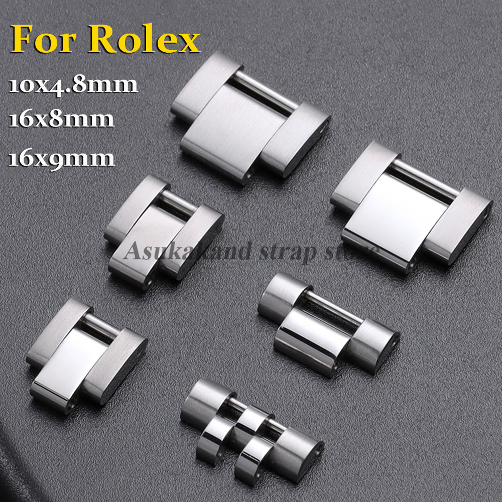 Luxury Watch Face - Maillons d'extension métalliques 16x8mm/16x9mm/10x4.8mm pour bracelet