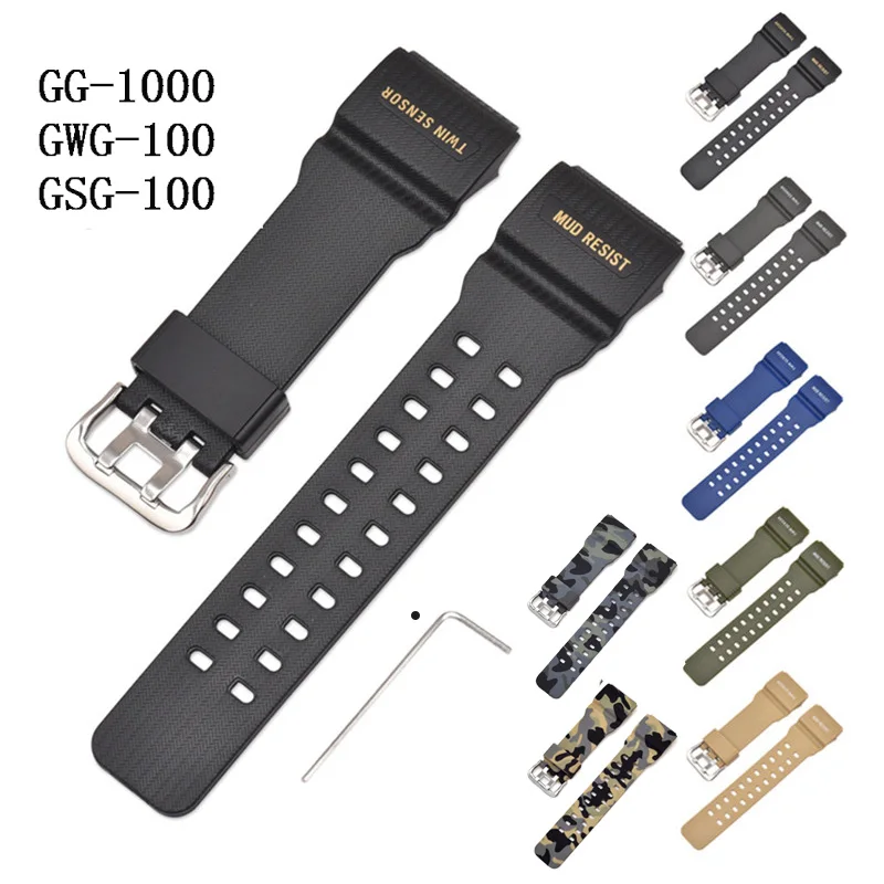Luxury Watch G Shock - Bracelet en résine de Silicone pour