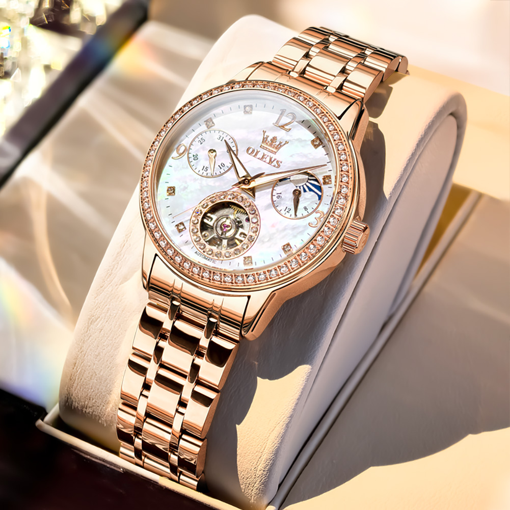 Luxury Watch & Jewellery - OLEVS – montre-bracelet automatique en acier