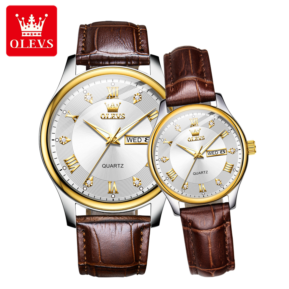 Luxury Watch Gift For Her - OLEVS Couple montre marque de luxe