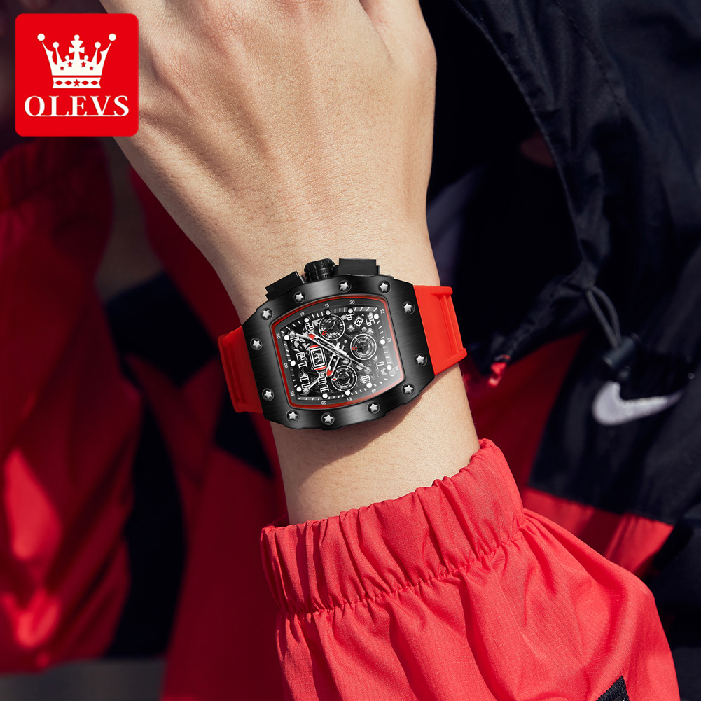 Montre chronographe à quartz O - Luxury Watch With Rubber Strap avis et prix