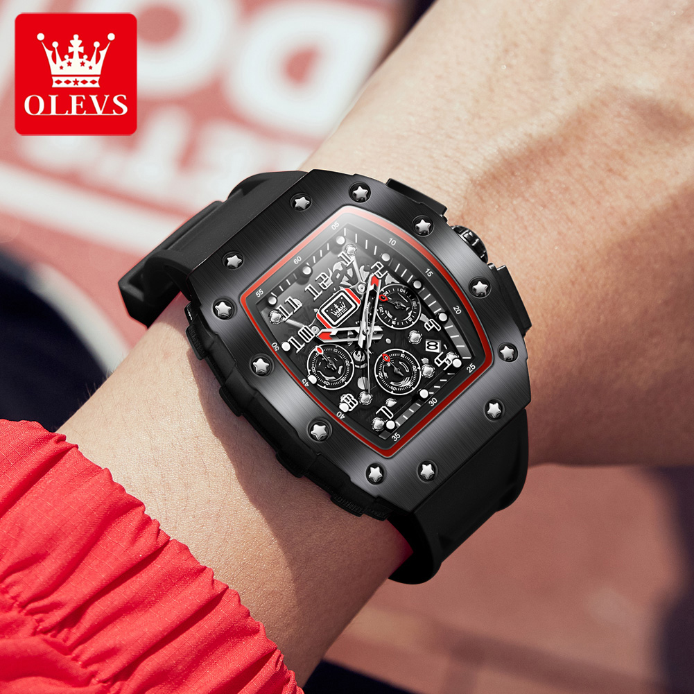 Montre chronographe à quartz O - Luxury Watch With Rubber Strap avis et prix