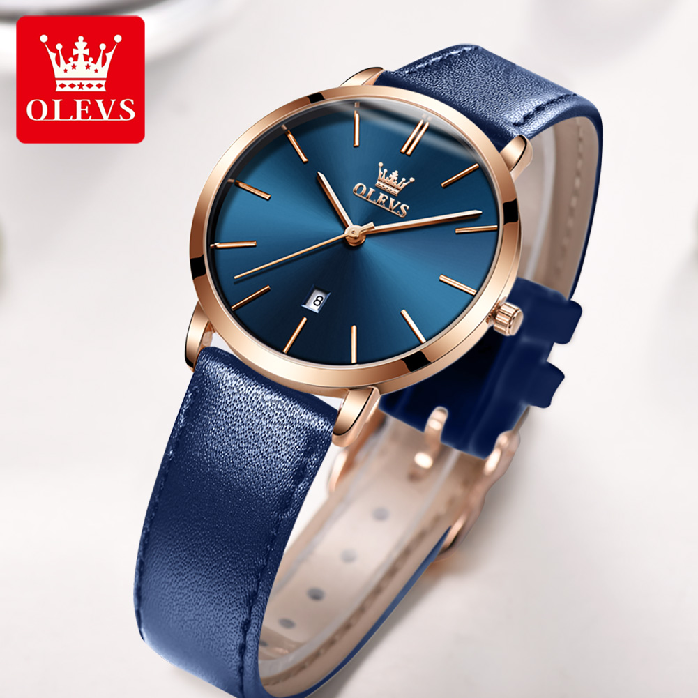 OLEVS mode Ultra mince femmes  - Luxury Watch With Leather Strap avis et prix