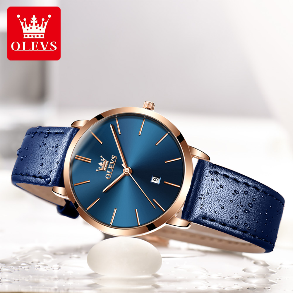 OLEVS mode Ultra mince femmes  - Luxury Watch With Leather Strap avis et prix