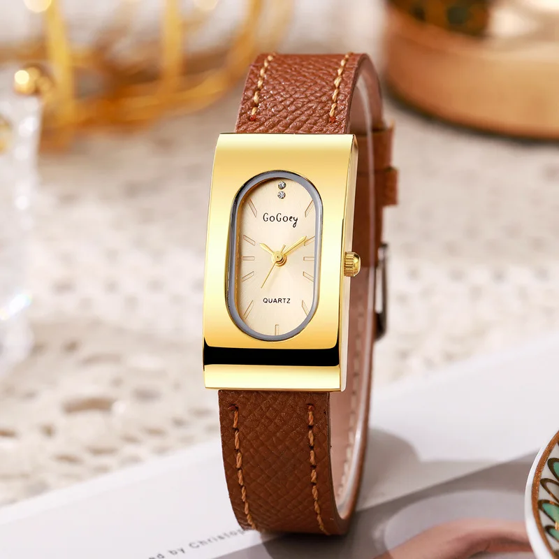 Dames de luxe marque femmes mo - Luxury Watch With Leather Strap avis et prix