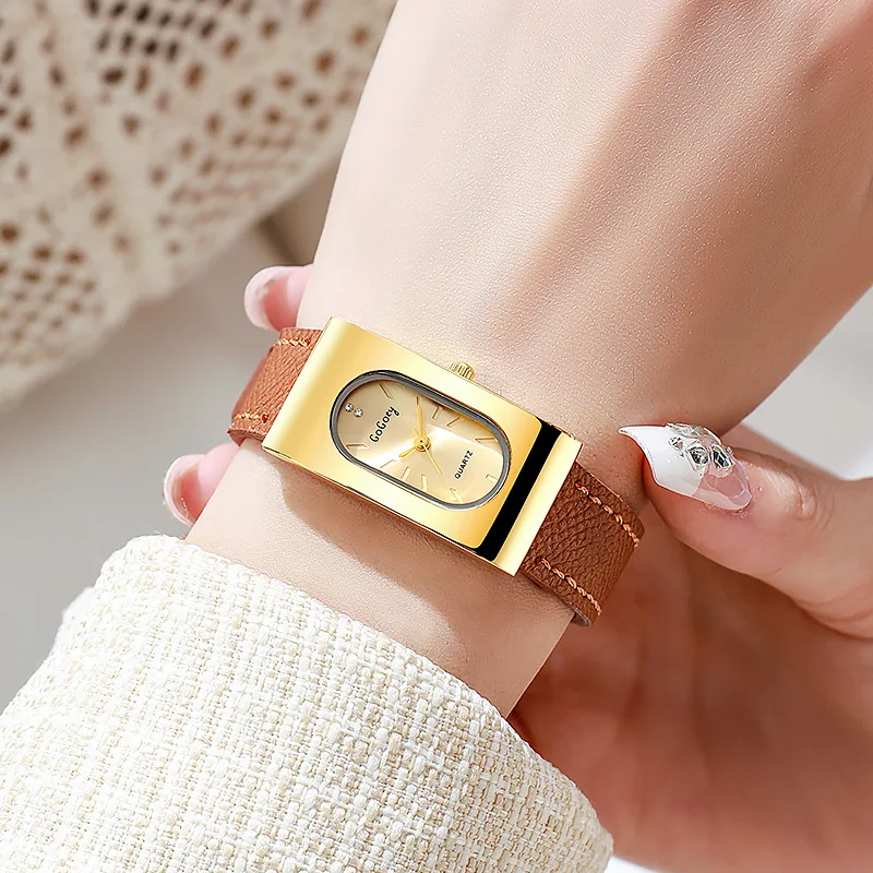Dames de luxe marque femmes mo - Luxury Watch With Leather Strap avis et prix