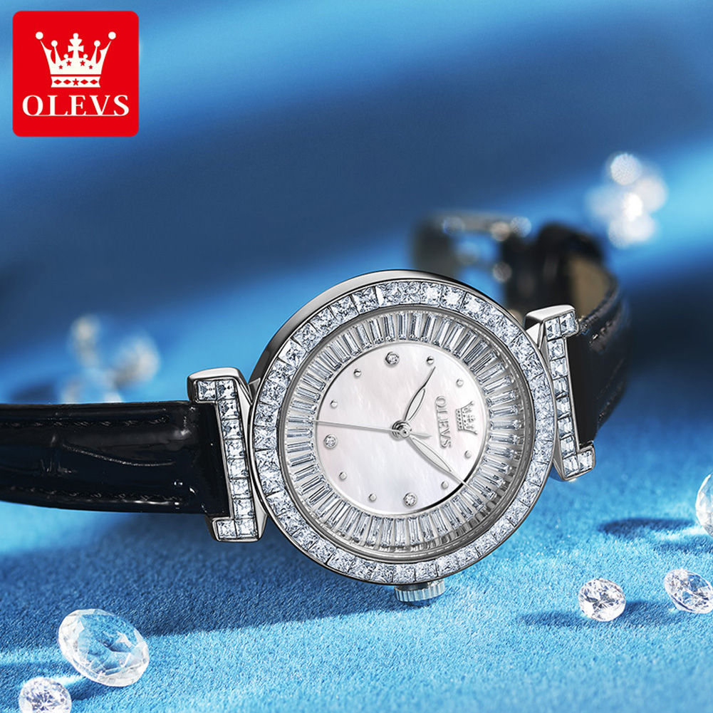 Montres pour femmes OLEVS 9983 - Luxury Watch With Leather Strap avis et prix