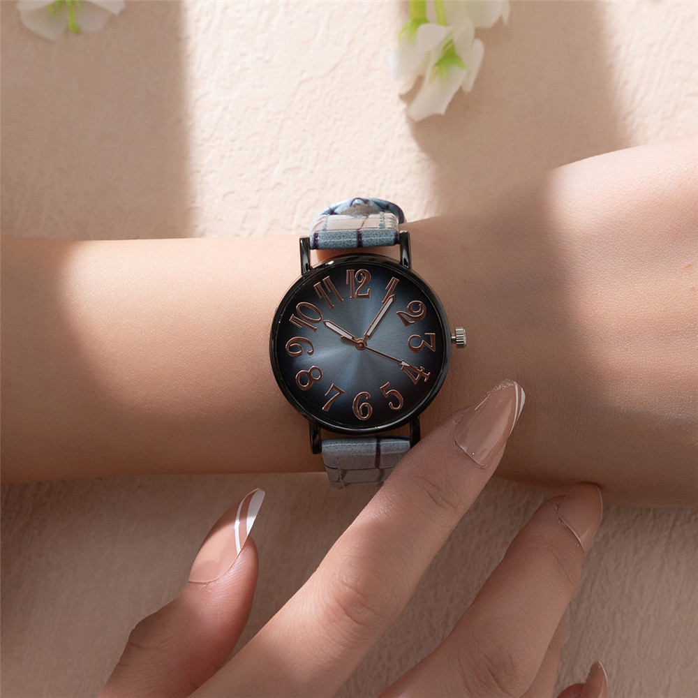 Montre femme luxe Montre à qua - Luxury Watch With Leather Strap avis et prix