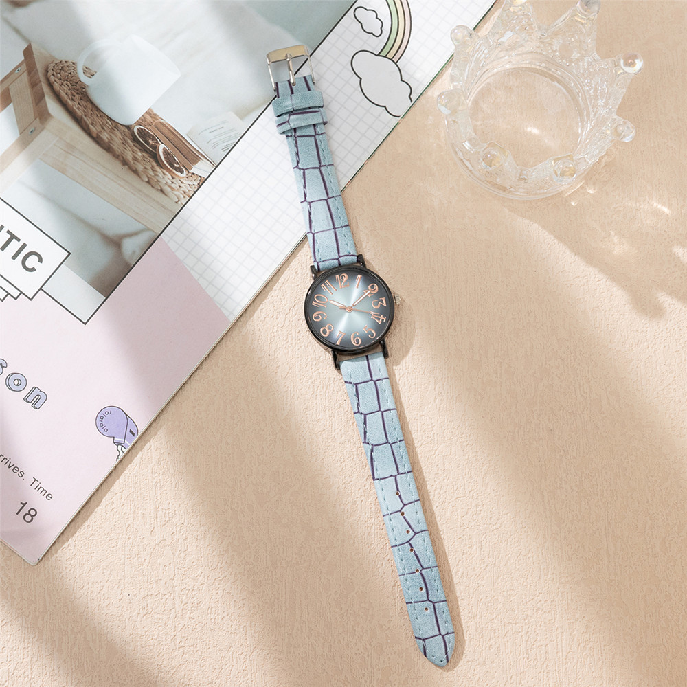 Montre femme luxe Montre à qua - Luxury Watch With Leather Strap avis et prix