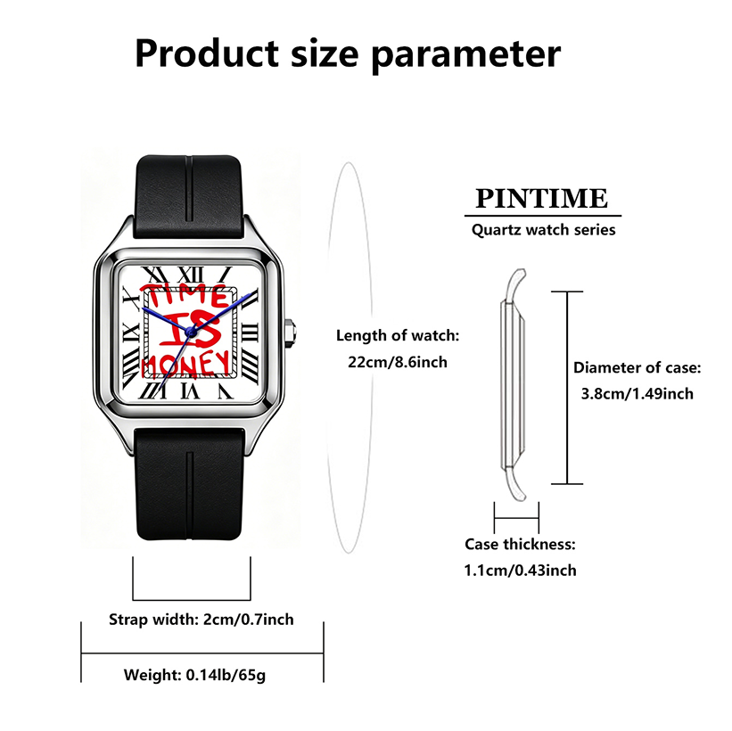 Montre élégante et tendance FU - Luxury Watch With Rubber Strap avis et prix