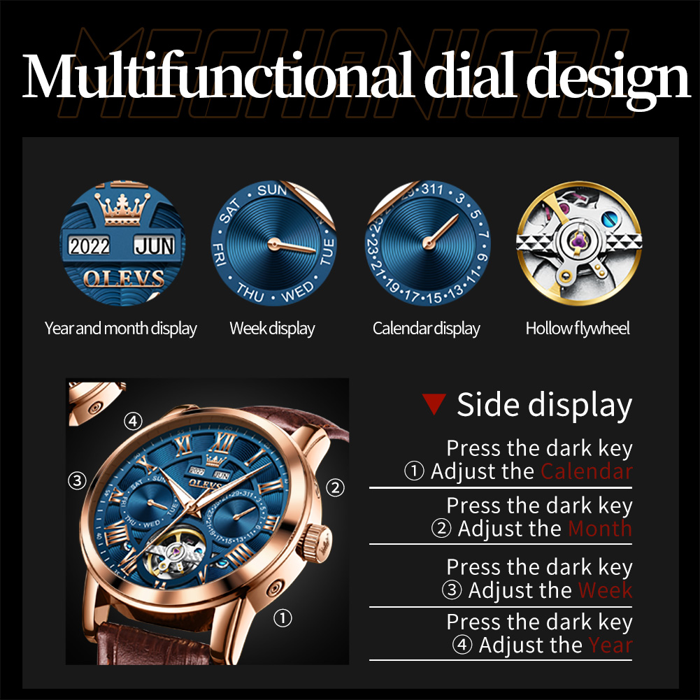 OLEVS 6668 Top marque hommes m - Luxury Watch On Sale avis et prix