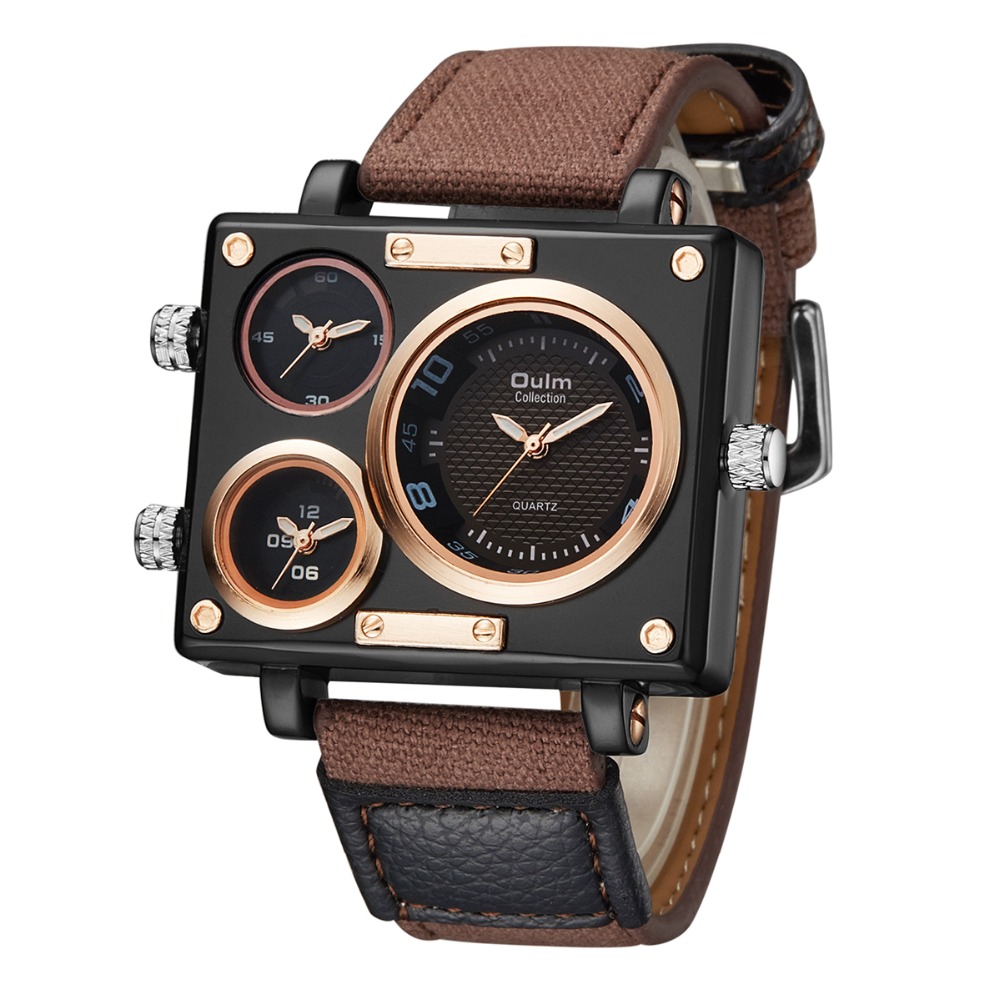 Oulm – montre à Quartz pour ho - Luxury Watch Face avis et prix