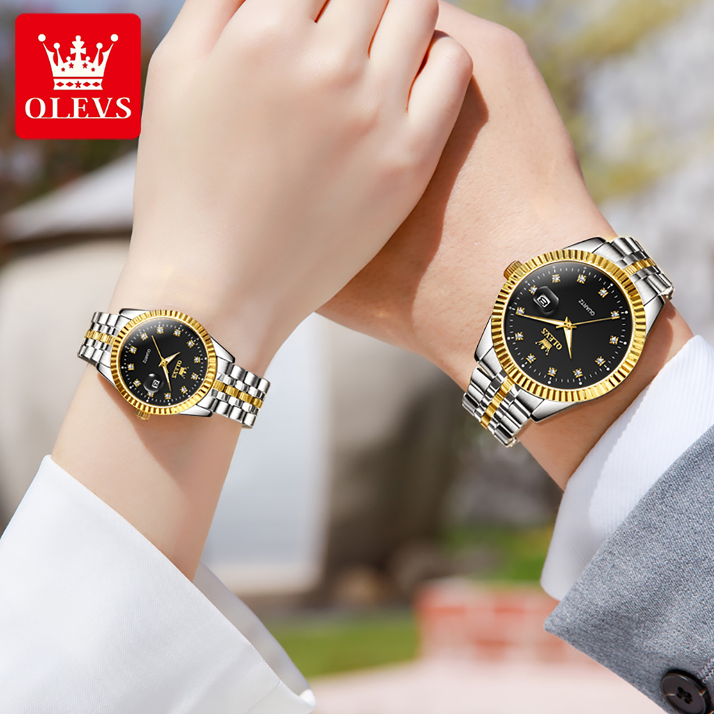 OLEVS-Montre à quartz en acier - Luxury Watch Gift For Her avis et prix