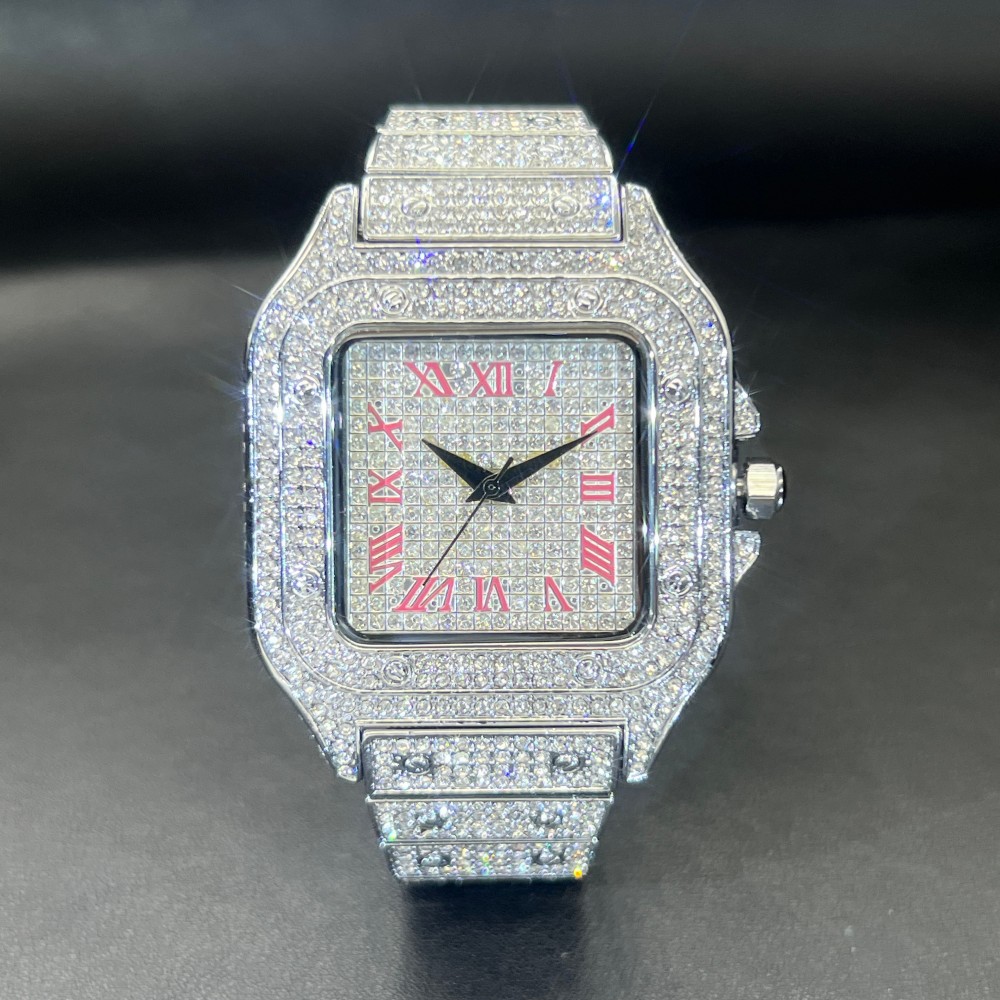 MISSFOX glacé hommes montre vi - Luxury Watch Face avis et prix