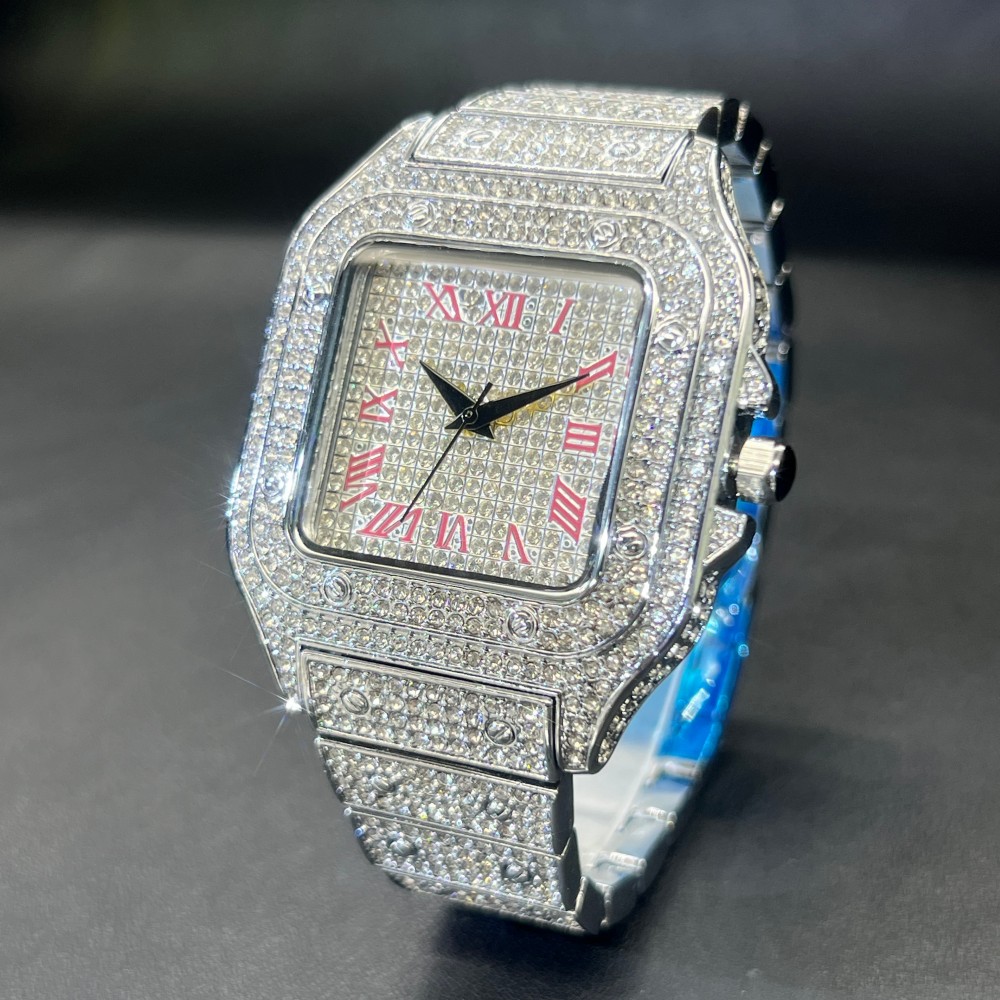 MISSFOX glacé hommes montre vi - Luxury Watch Face avis et prix