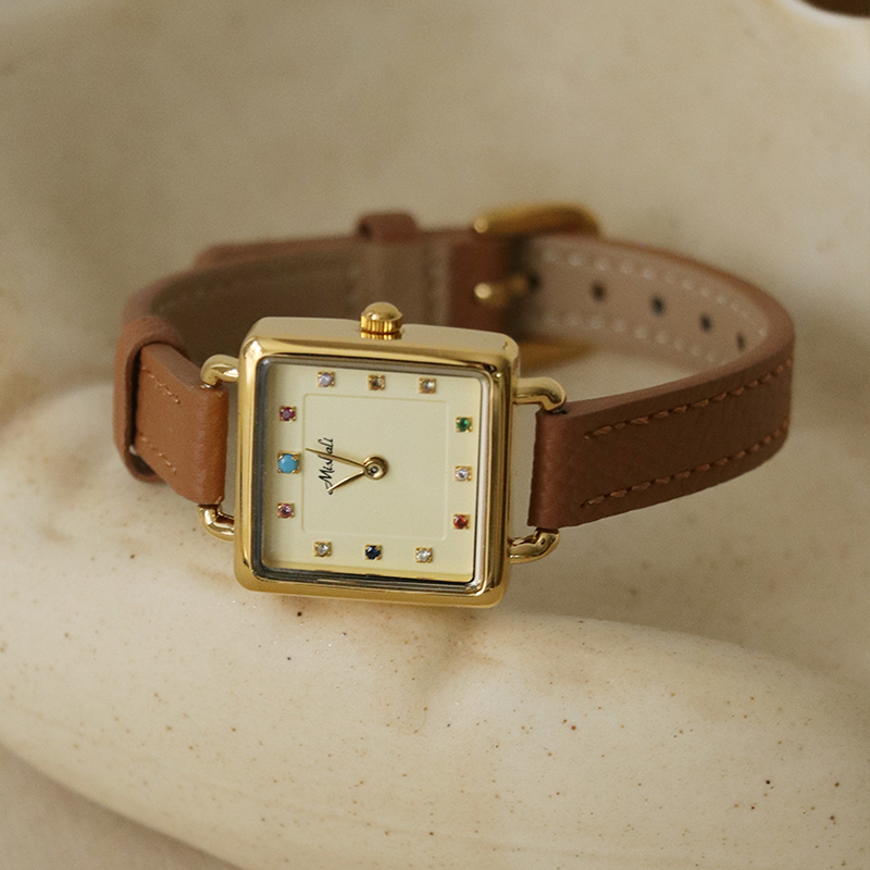 Montre originale pour femme, S - Luxury Watch With Leather Strap avis et prix