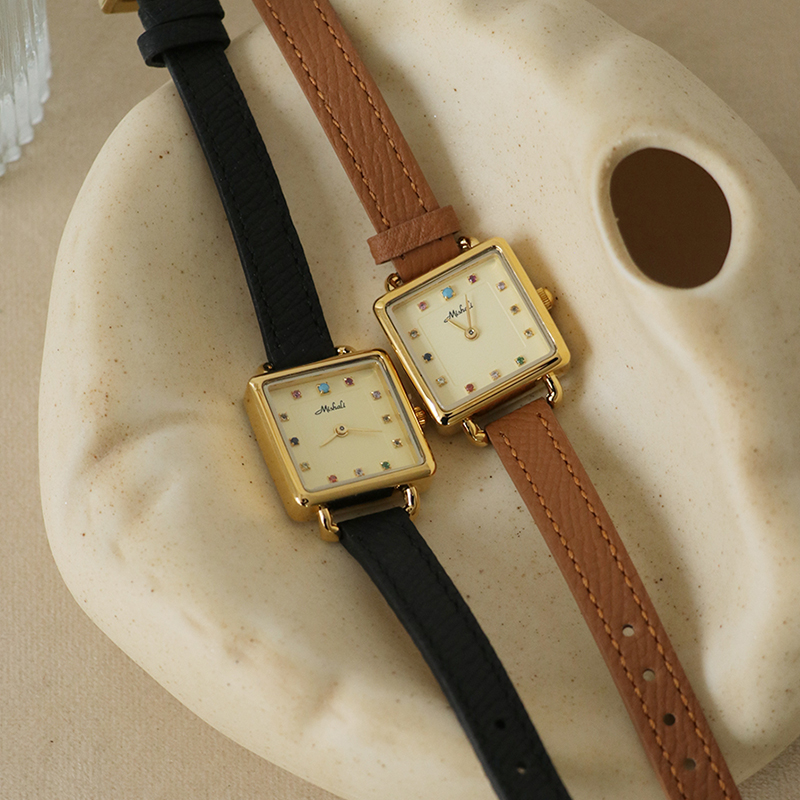 Montre originale pour femme, S - Luxury Watch With Leather Strap avis et prix