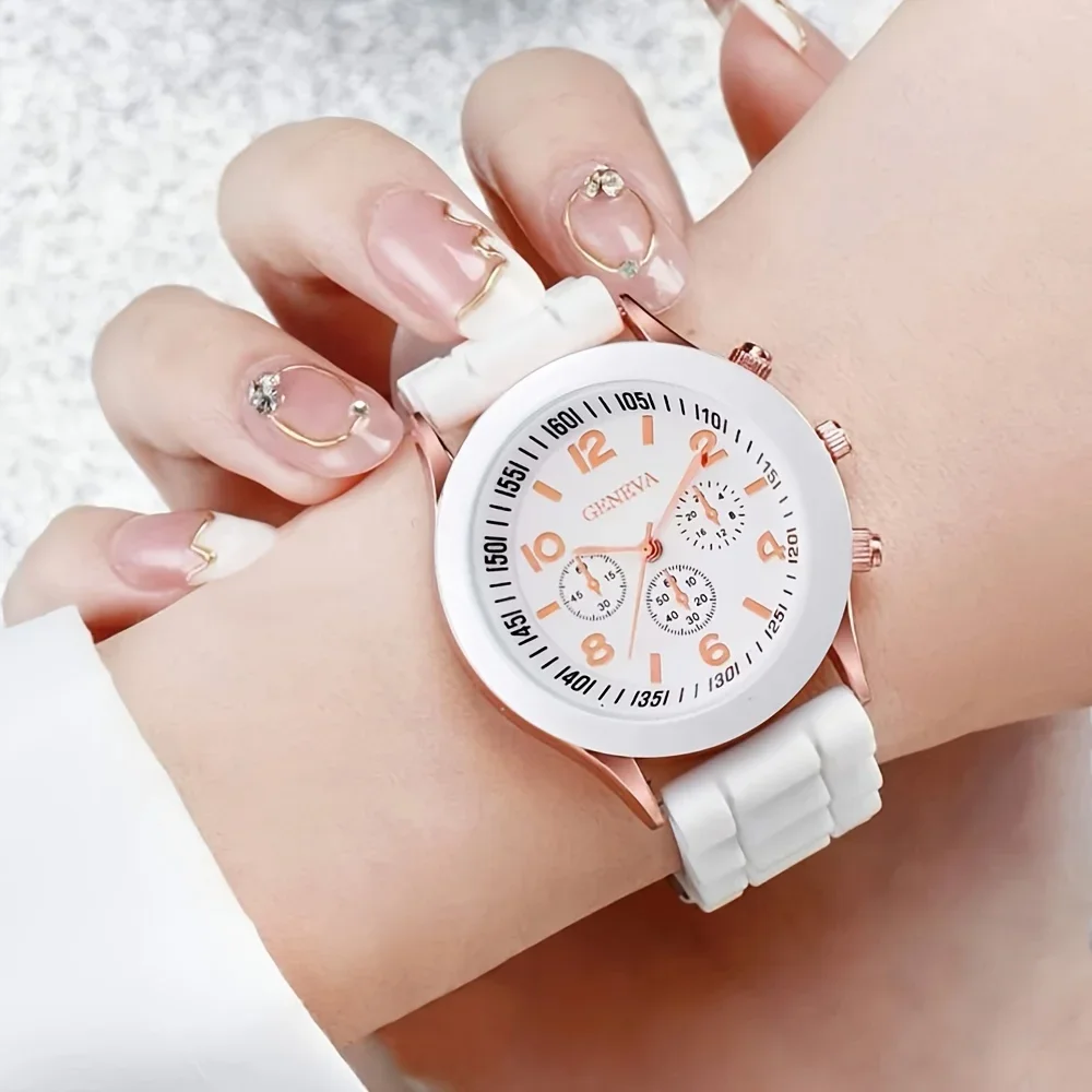 2 pièces de luxe montre pour f - Luxury Watch With Rubber Strap avis et prix