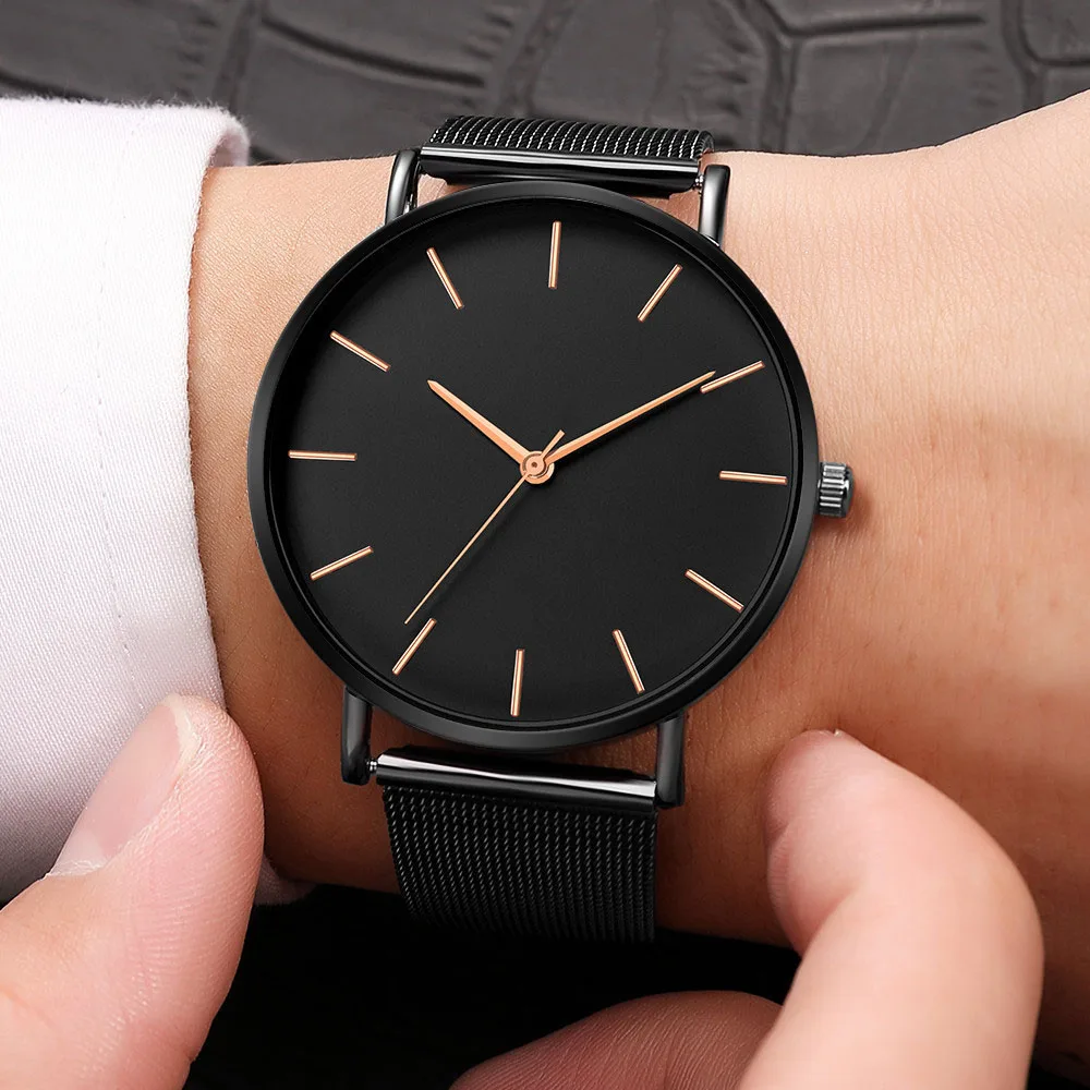 Montre Décontractée Simple pou - Luxury Watch With Rubber Strap avis et prix