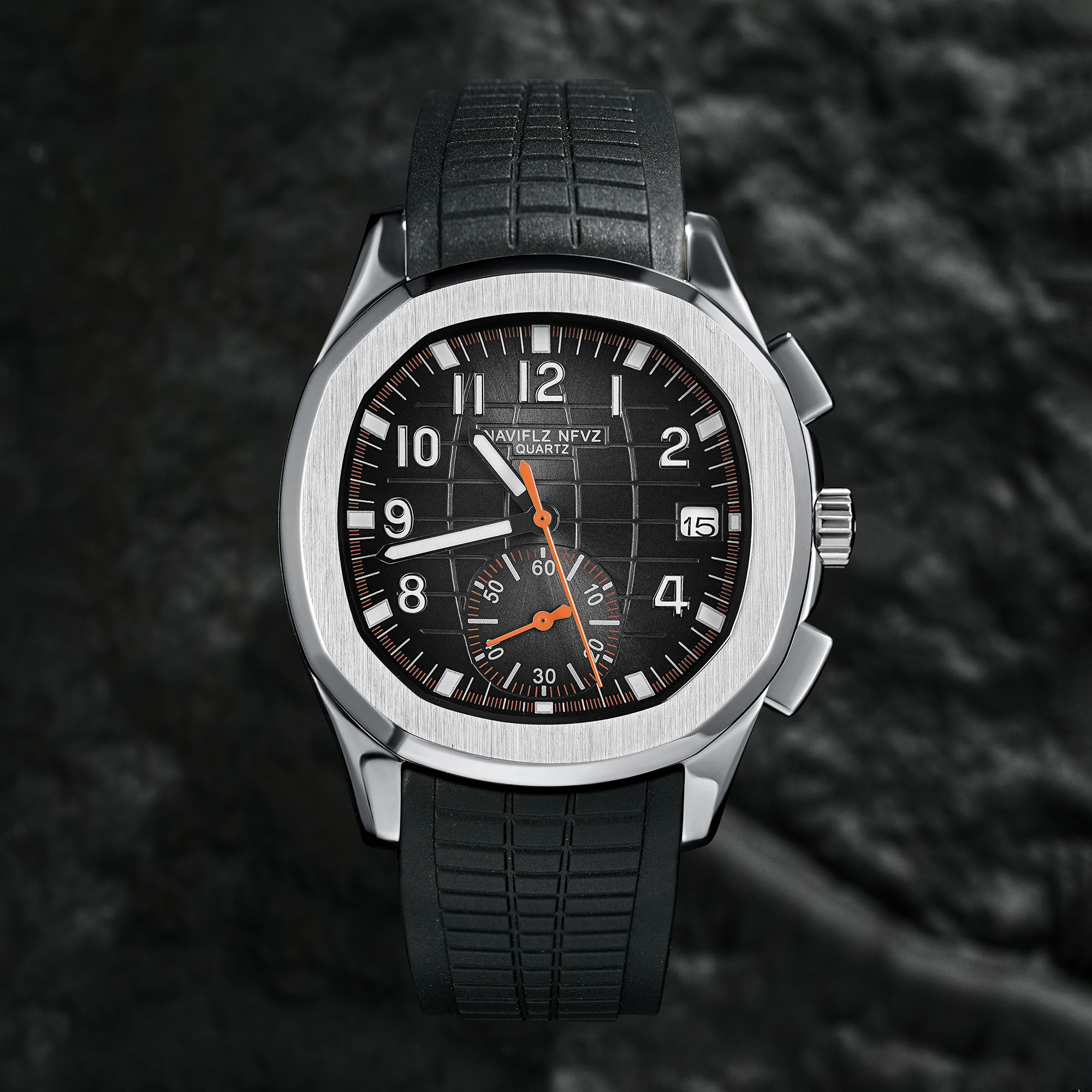 NAVIFLZ – montre de luxe pour  - Luxury Watch With Rubber Strap avis et prix