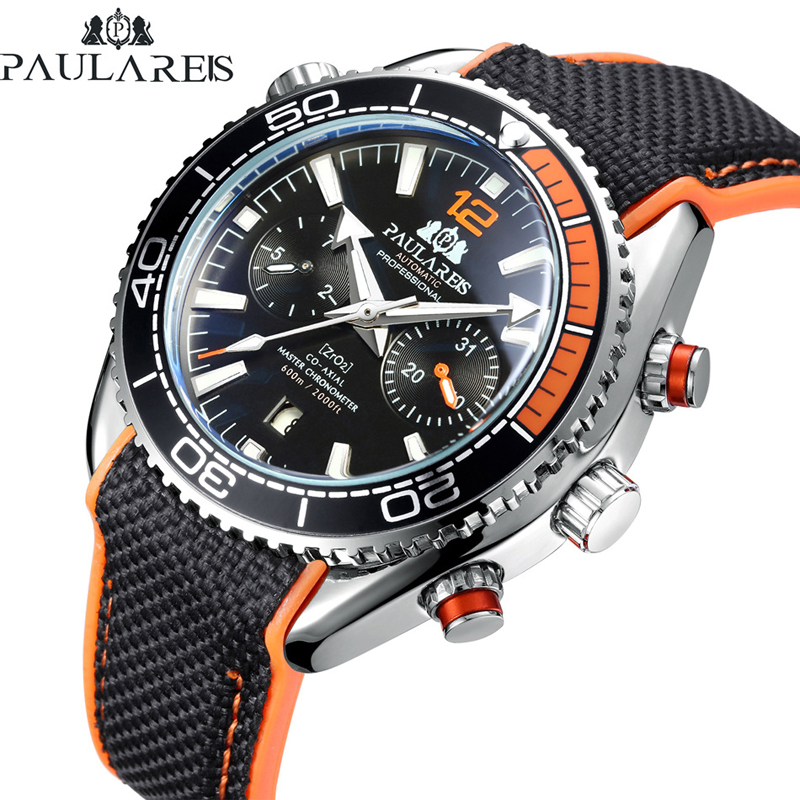 PAULAREIS P luxe hommes automa - Luxury Watch With Rubber Strap avis et prix