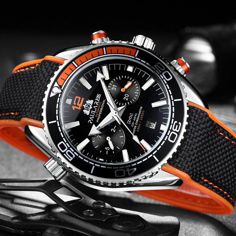 PAULAREIS P luxe hommes automa - Luxury Watch With Rubber Strap avis et prix