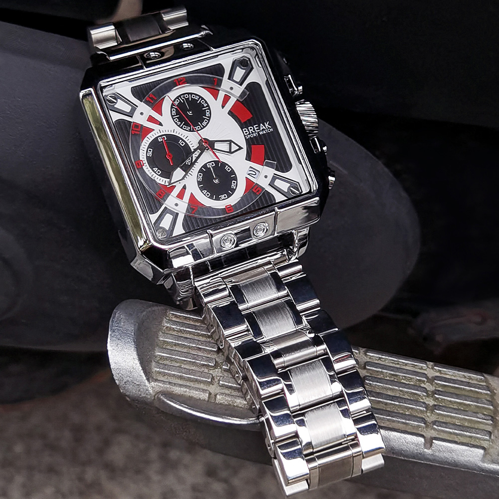 Montre à quartz chronographe d - Luxury Watch With Rubber Strap avis et prix