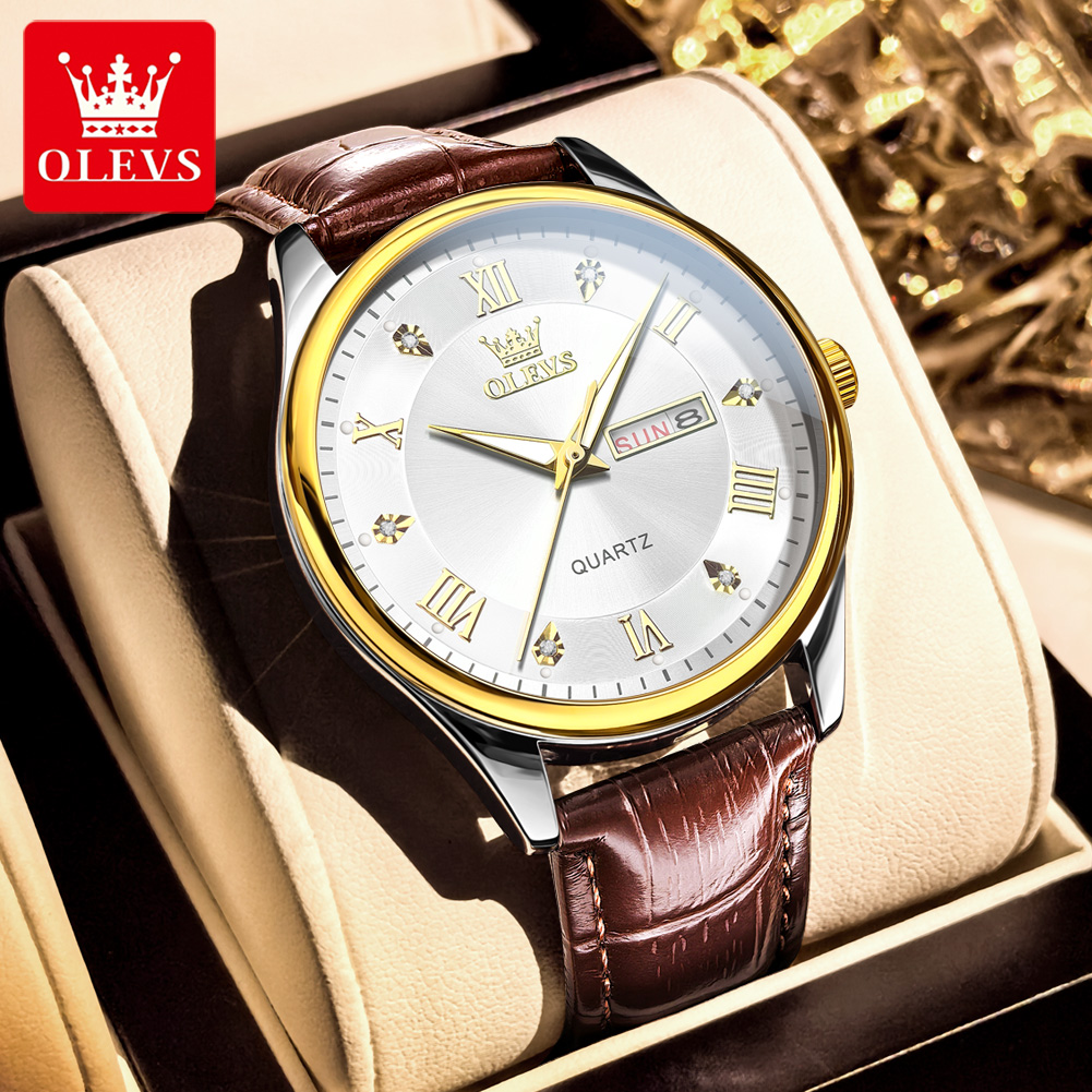 OLEVS Couple montre marque de  - Luxury Watch Gift For Her avis et prix