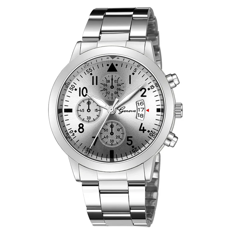 Genève-Montre à quartz en acie - Luxury Watch Face avis et prix