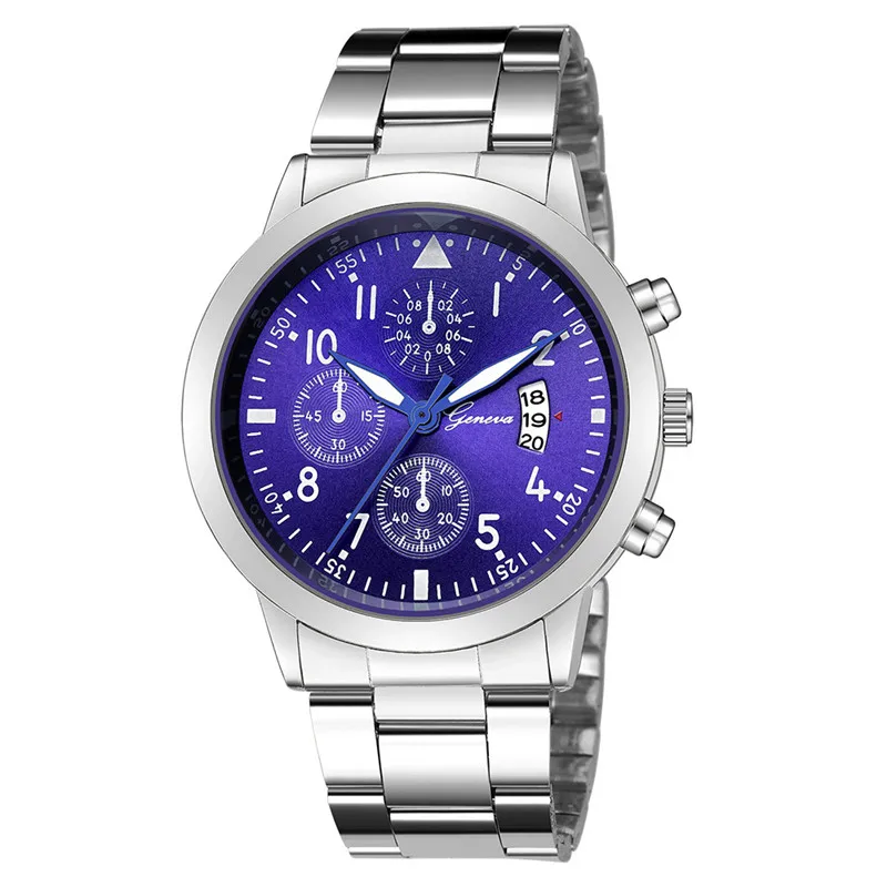 Genève-Montre à quartz en acie - Luxury Watch Face avis et prix